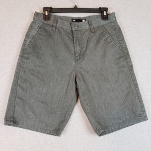 Element Shorts Adult 29 Grey Chino Khakis Skater Cotton Skateboard Outdoors Mens